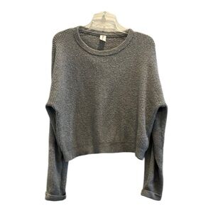 Abound Gray crop Women's Sweater- size medium